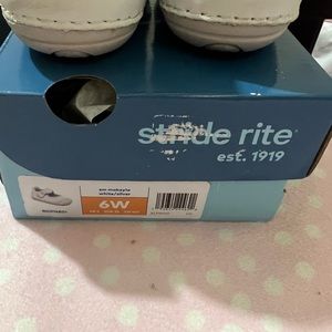 Stride rite baby shoes white size 6